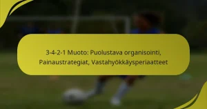 3-4-2-1 Muoto: Puolustava organisointi, Painaustrategiat, Vastahyökkäysperiaatteet